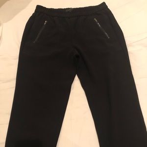 j crew jogger style pants size 4p black
